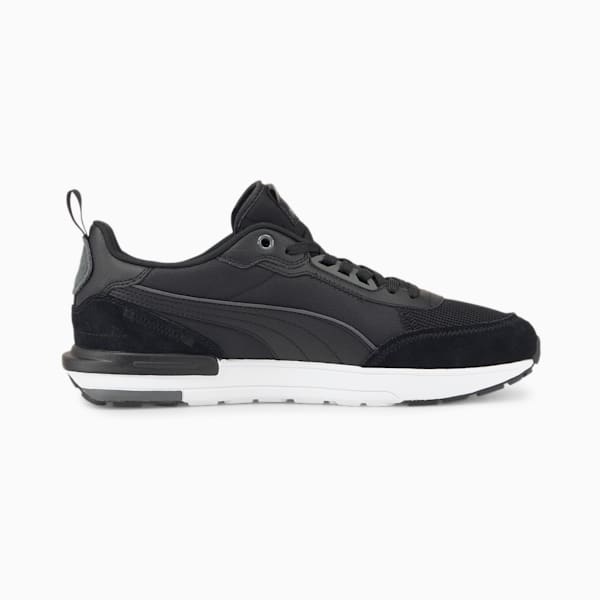 R22 Men's Sneakers, Puma Black-Puma Black-Dark Shadow-Puma White, extralarge-IND