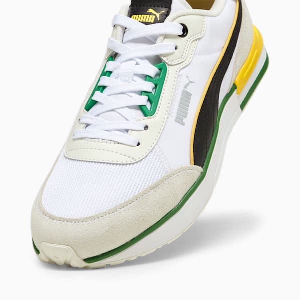 Tenis R22, PUMA White-PUMA Black-Vapor Gray-Yellow Sizzle, extralarge