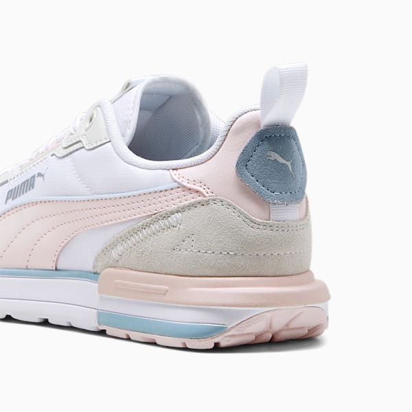 R22 Men's Sneakers, PUMA White-Frosty Pink-Vapor Gray-Icy Blue, extralarge-IND