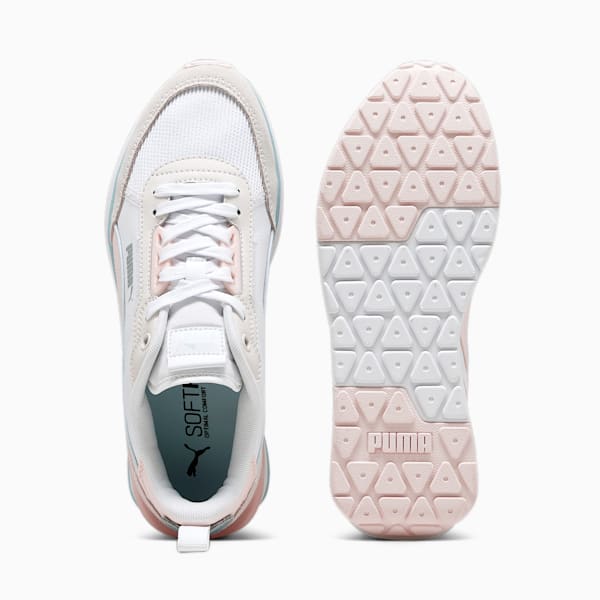 R22 Men's Sneakers, PUMA White-Frosty Pink-Vapor Gray-Icy Blue, extralarge-IND