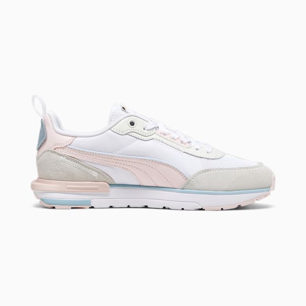 R22 Men's Sneakers, PUMA White-Frosty Pink-Vapor Gray-Icy Blue, extralarge-IND
