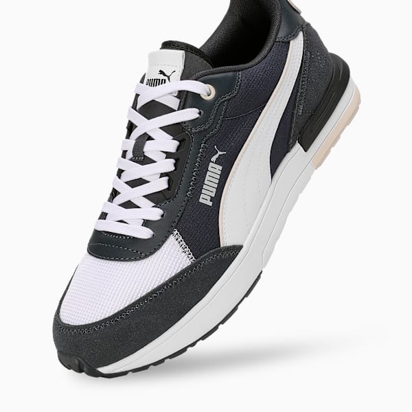 R22 Men's Sneakers, Club Navy-PUMA White-Strong Gray-PUMA Black-Alpine Snow, extralarge-IND