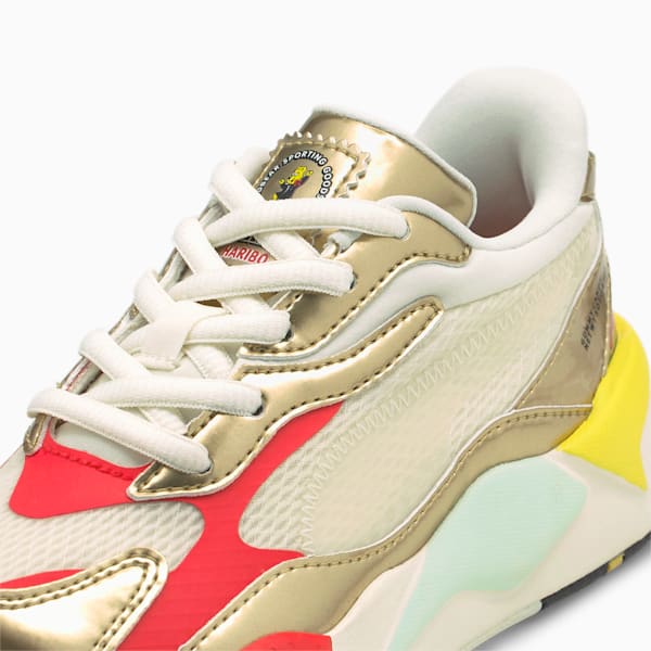 PUMA x HARIBO RS-X³ Little Kids' Sneakers, Whisper White-Puma Team Gold, extralarge