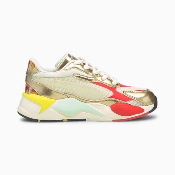 PUMA x HARIBO RS-X³ Little Kids' Sneakers, Whisper White-Puma Team Gold, extralarge