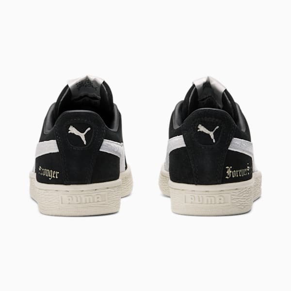 Forever Stronger Suede Sneakers Big Kids, Puma Black-Whisper White, extralarge