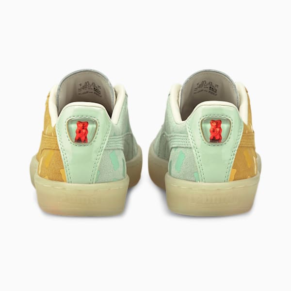 PUMA x HARIBO Suede Kid's Sneakers, Poppy Red-Gossamer Green, extralarge-IND