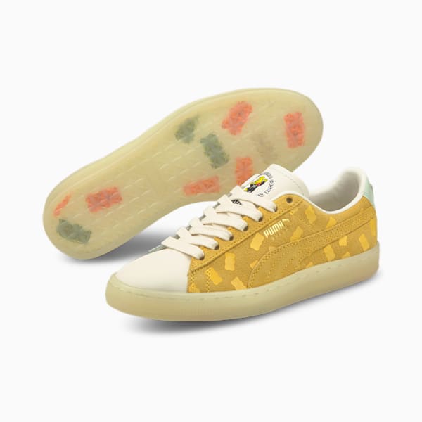 PUMA x HARIBO Suede Kid's Sneakers, Poppy Red-Gossamer Green, extralarge-IND