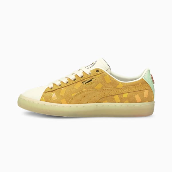 PUMA x HARIBO Suede Kid's Sneakers, Poppy Red-Gossamer Green, extralarge-IND
