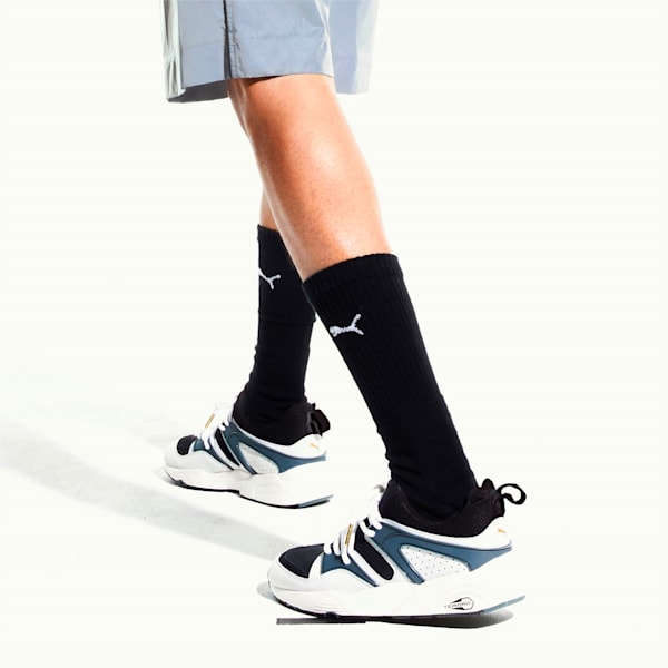 ユニセックス ブレイズ オブ グローリー プレミアム スニーカー, Puma Black-Dark Slate-Whisper White