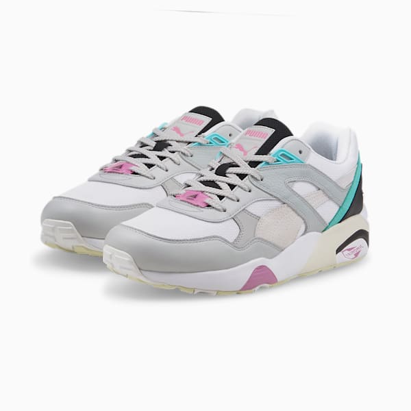 ユニセックス R698 リバース クラシックス スニーカー, Harbor Mist-Puma White-Puma Black, extralarge-JPN