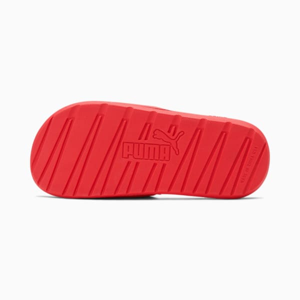Cool Cate Leap Slides Big Kids, High Risk Red-Puma Black-Puma White, extralarge