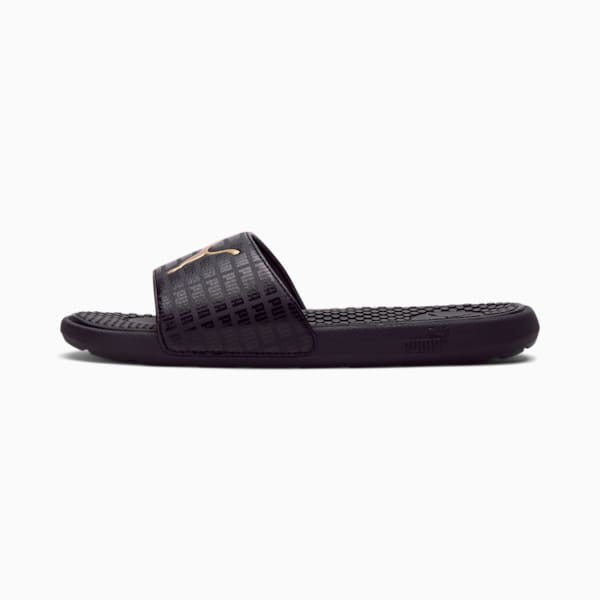 Sandalias Cool Cat Echo Wns para mujer, Puma Black-Puma Team Gold