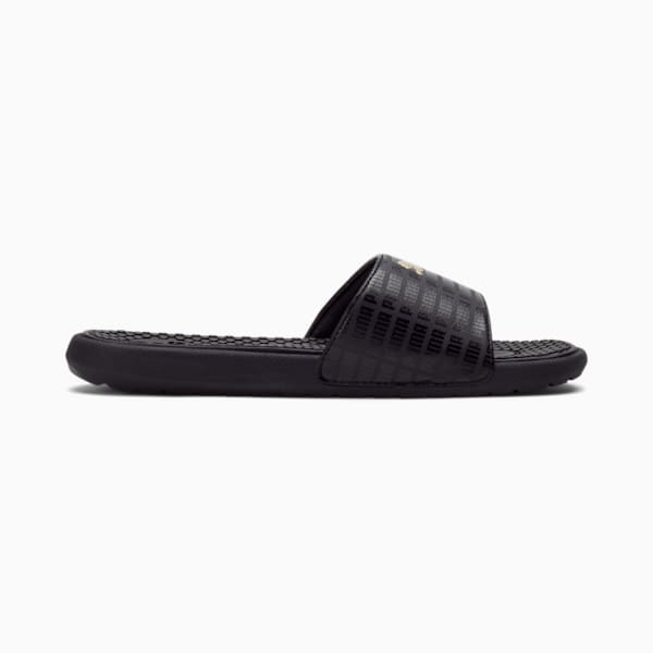 Sandalias Cool Cat Echo Wns para mujer, Puma Black-Puma Team Gold