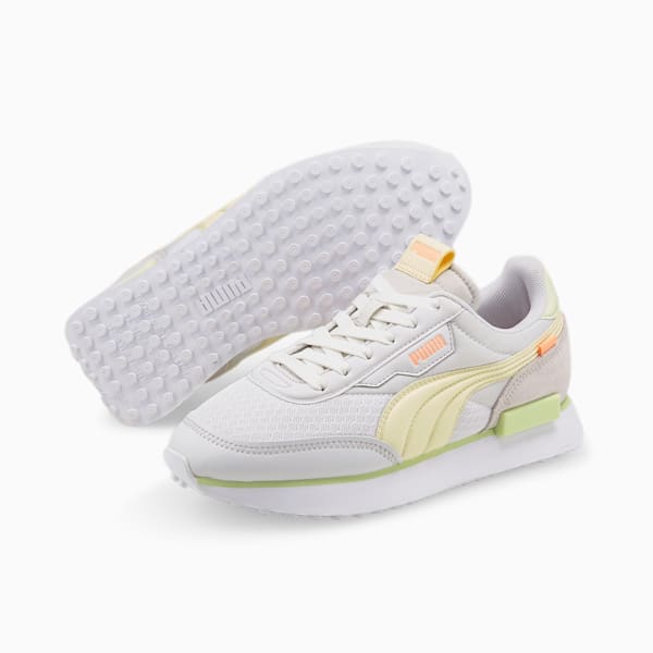 Future Rider Pastel Women's Trainers, Puma White-Nimbus Cloud, extralarge-GBR