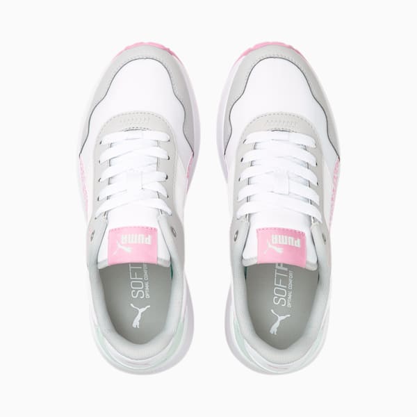 R78 Voyage Summer Sneakers Big Kids, Puma White-PRISM PINK-Gray Violet, extralarge