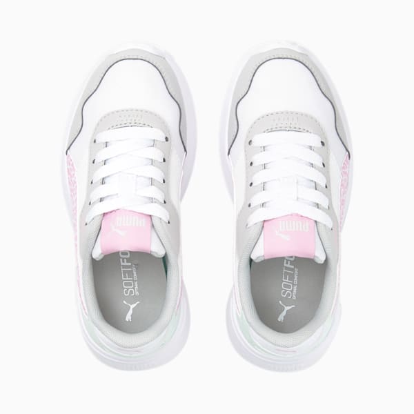 Tenis de verano infantiles Voyage R78, Puma White-PRISM PINK-Gray Violet, extralarge