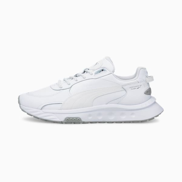 Wild Rider Reflective Unisex Sneakers, Puma White-Puma White, extralarge-IND