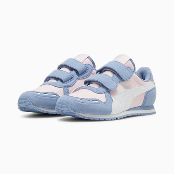 キッズ カバナレーサー SL 20 V スニーカー 17-21cm, Whisp Of Pink-PUMA White-Zen Blue, extralarge-JPN