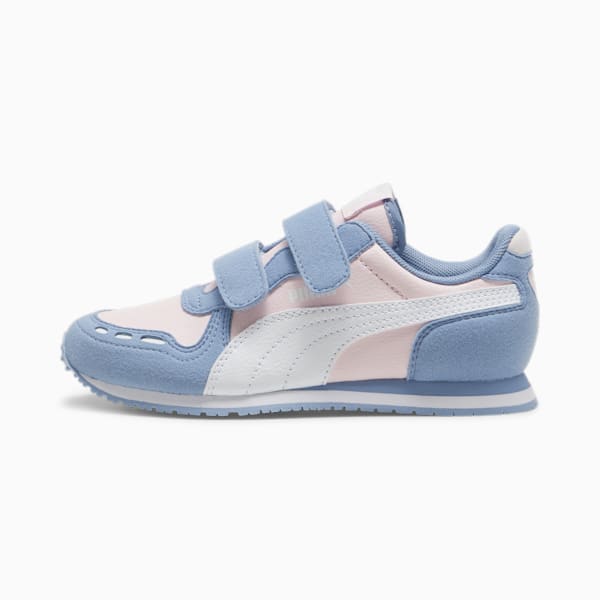 キッズ カバナレーサー SL 20 V スニーカー 17-21cm, Whisp Of Pink-PUMA White-Zen Blue, extralarge-JPN