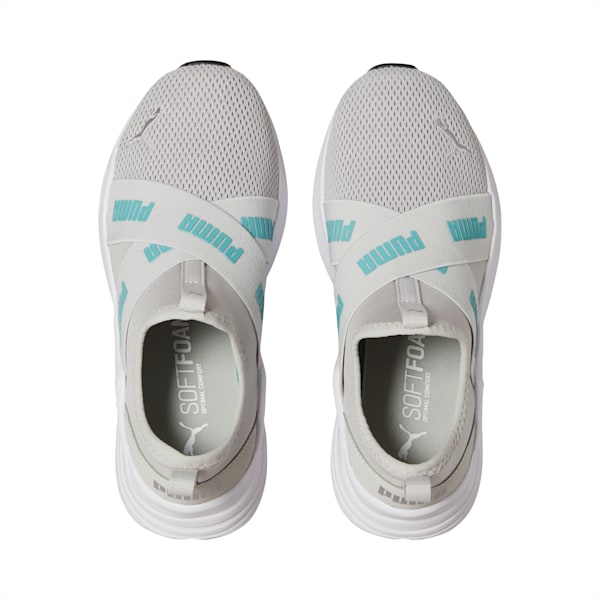 Puma slip ons grey kids on sale