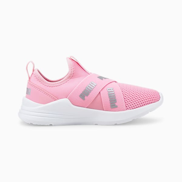 PUMA Wired Kids' Slip-on Shoes, PRISM PINK-Puma Silver