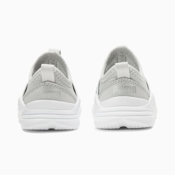 Tenis para bebés con diseño fácil de poner Wired Run, Gray Violet-Porcelain-Puma Silver, extralarge