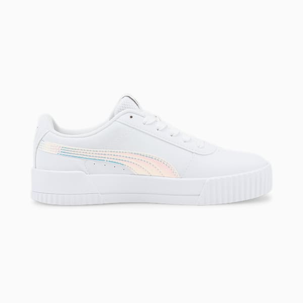 Carina Holo Sneakers Big Kids, Puma White-Puma Silver, extralarge