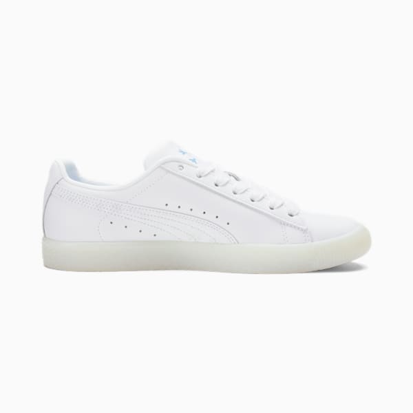 Clyde Flagship Women's Sneakers, Puma White-Puma Silver, extralarge