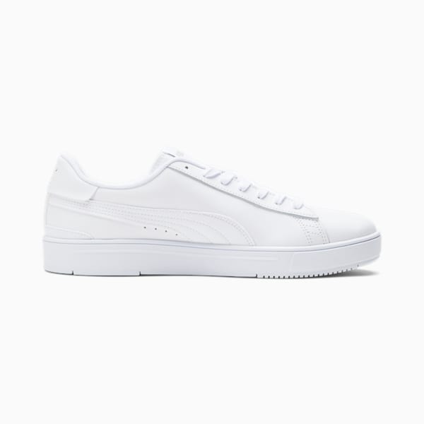 PUMA Serve Pro L Men's Sneakers, Puma White-Puma White-Puma Silver, extralarge