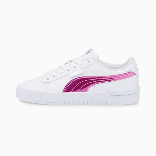 Jada Holo Sneakers Big Kids, Puma White-Puma White-Puma Silver, extralarge