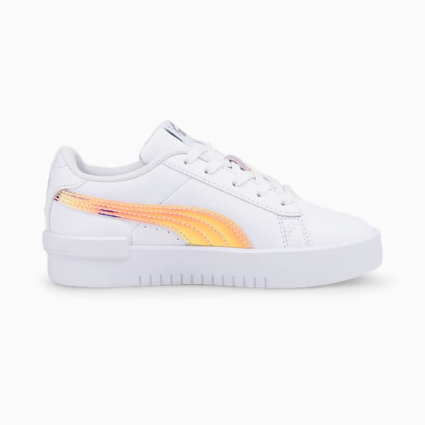 Jada Holo Kids' Trainers, Puma White-Puma White-Puma Silver, extralarge-GBR