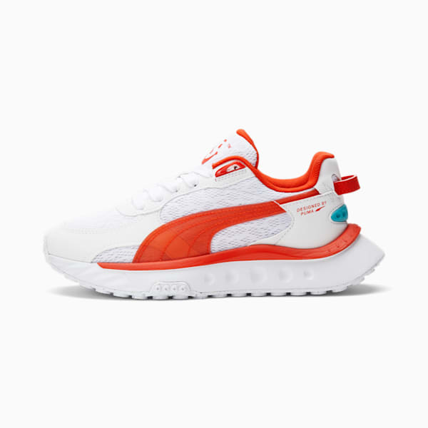 PUMA x Kool-Aid Wild Rider Sneakers JR, Puma White-Grenadine, extralarge