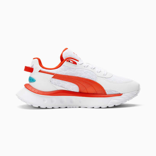 PUMA x Kool-Aid Wild Rider Sneakers JR, Puma White-Grenadine, extralarge