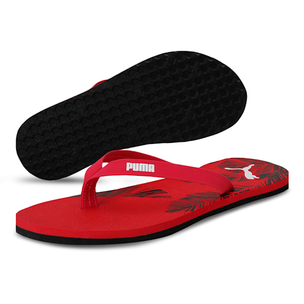 Flame Women's Flip Flops, Virtual Pink-Puma Black-Puma White, extralarge-IND