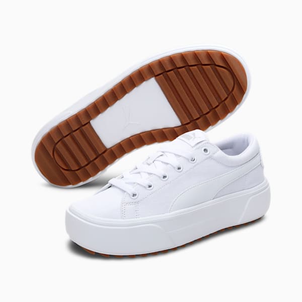 Kaia Platform Women's Sneakers, Puma White-Gum, extralarge