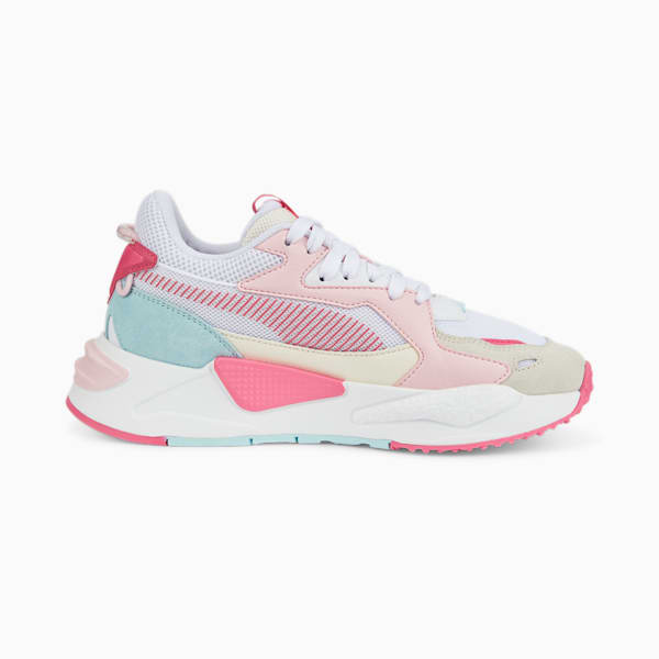 RS-Z Top Youth Trainers, Puma White-Sunset Pink