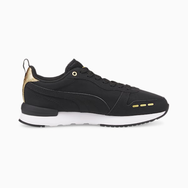 R78 Metallics Women's Sneakers, Puma Black-Puma Black, extralarge