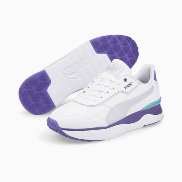 Tenis para mujer R78 Voyage Candy, Puma White-Arctic Ice-Prism Violet, extralarge