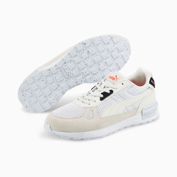 Tenis Graviton Pro Better, Puma White-Vaporous Gray-Phantom Black-Firelight, extralarge