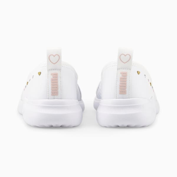 Adelina Galentines Women's Ballerinas, Puma White-Chalk Pink-Puma Team Gold-Puma Silver, extralarge-IND