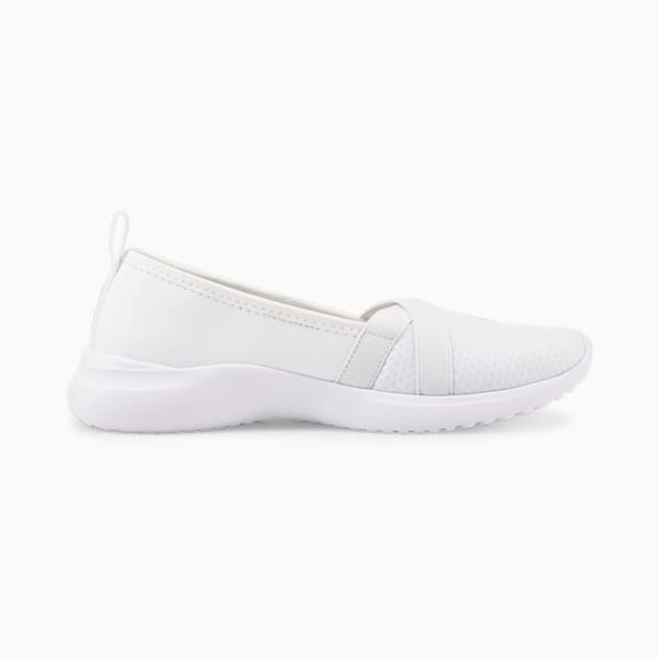Adelina Galentines Women's Ballerinas, Puma White-Chalk Pink-Puma Team Gold-Puma Silver, extralarge-IND