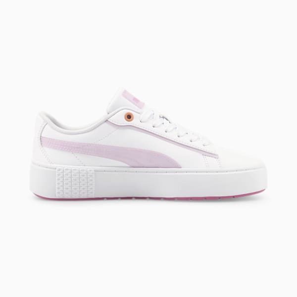  PUMA Smash Platform V2 Candy Sneakers, Women's, 8.5 M  White/Pink