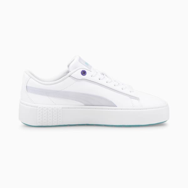 Smash Platform v2 Candy Women's Sneakers, Puma White-Arctic Ice, extralarge