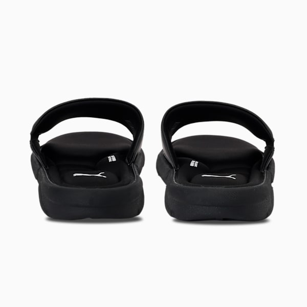 Royalcat Memory Foam Unisex Slides, Puma Black-Puma Black-Puma White, extralarge-IND