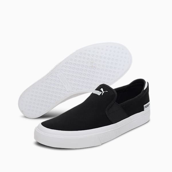 Bari Z Unisex Slip-On Shoes, Puma Black-Puma White, extralarge-IND