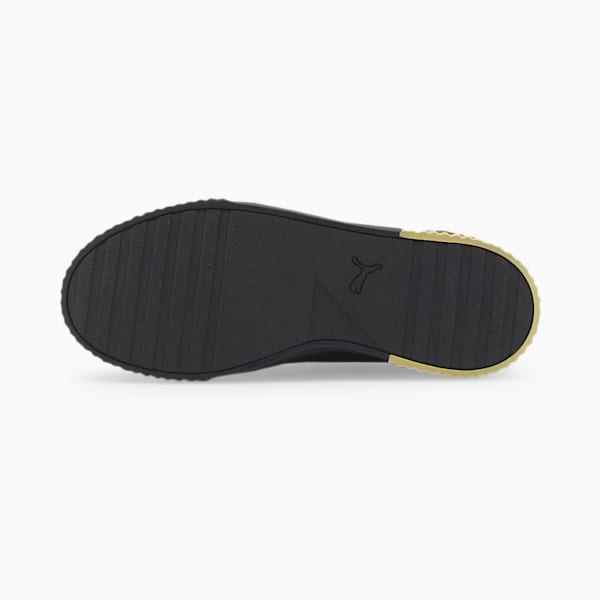Carina Rare Metallics Women's Trainers, Puma Black-Puma Black-Puma Team Gold, extralarge-GBR