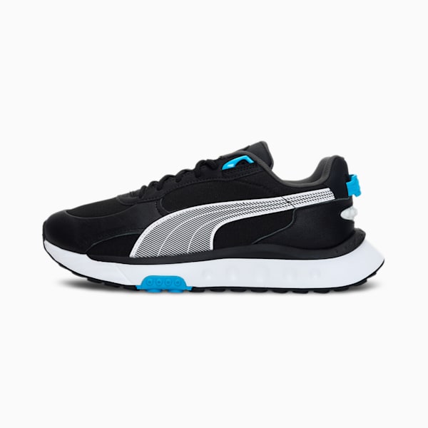 Wild Rider Grip Unisex Sneakers, Puma Black-Puma White, extralarge-IND