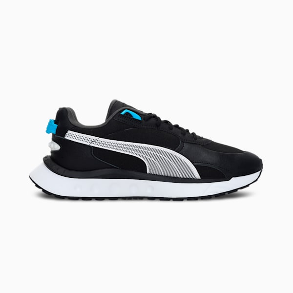 Wild Rider Grip Unisex Sneakers, Puma Black-Puma White, extralarge-IND