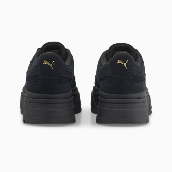 Mayze Stack Suede Sneakers Women, Puma Black