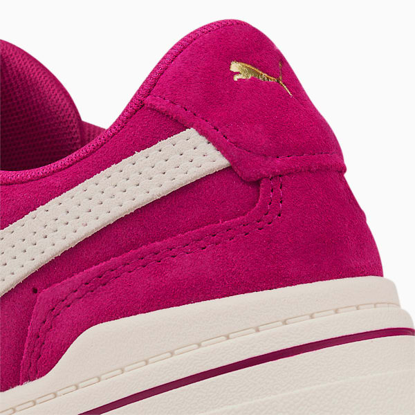 Mayze Stack Suede Sneakers Women, Festival Fuchsia